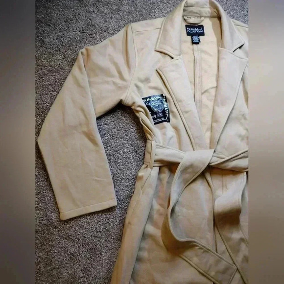 Human Nation Unity heavyweight Fleece Long Coat - Picture 4 of 13